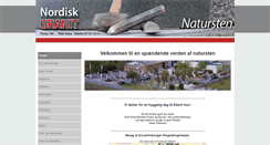Desktop Screenshot of nordiskgranit.dk